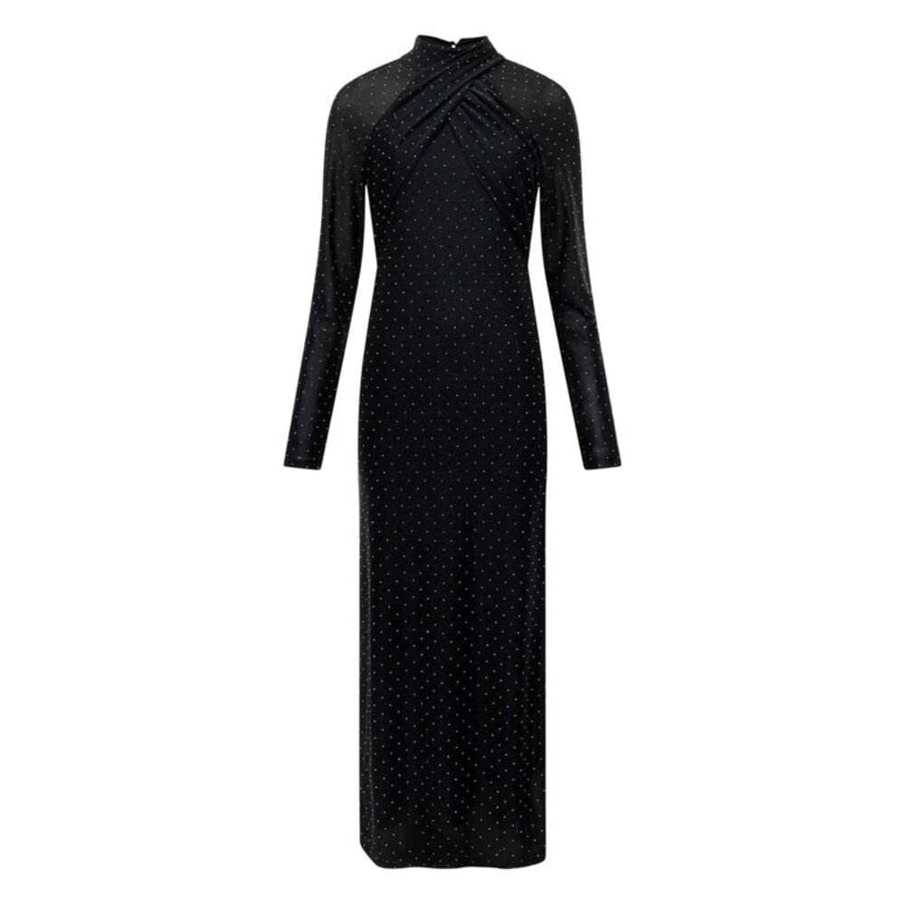 French Connection Womens/Ladies Shosana Polka Dot Bodycon Dress / Black